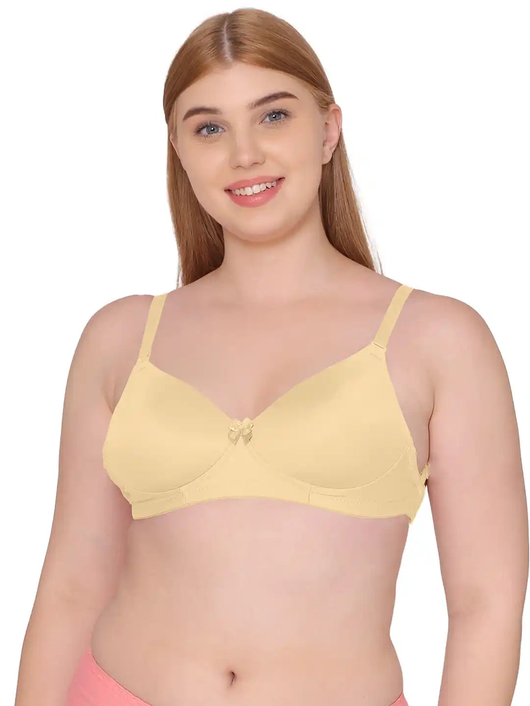 Sushme Heavily Padded Tiger Print Pushup Bra - Cotton Rich - 3/4th Coverage, Wireless, Multiway Straps, Seamless - T-Shirt Bra (Sushme 195-SK)