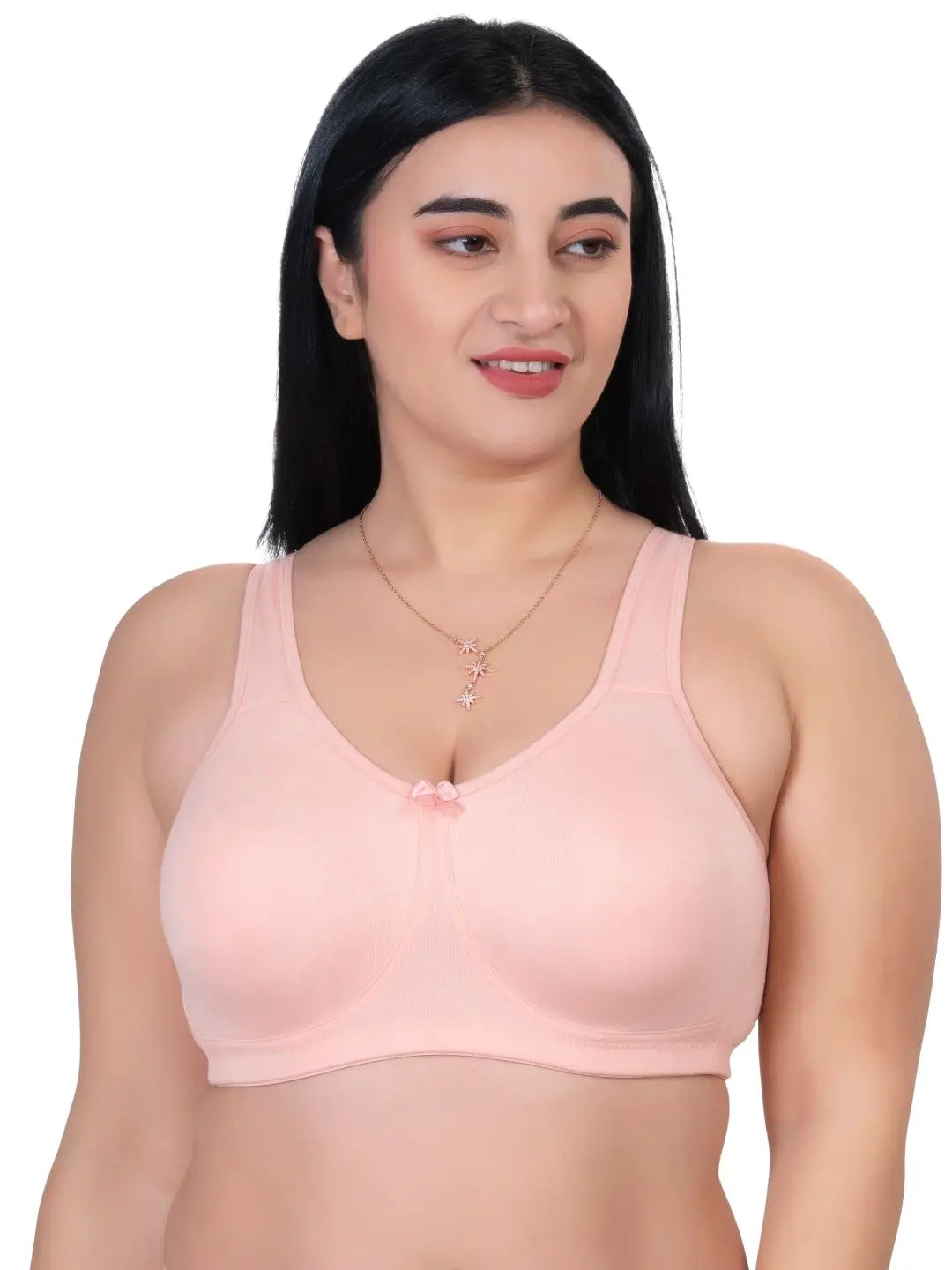 Sushme Non Padded Hidden Concealer and Side Shapper Plus Size Seamless Bra (Sushme D88)