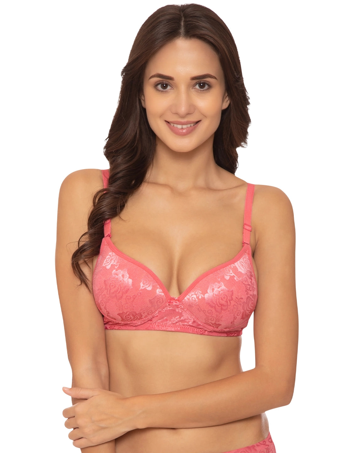 Sushme Minimiser Non Padded Cotton Lycra Bra - Extended Side and back smoothening, Full Coverage, Wirefree, Seamless T-Shirt Bra (Sushme-3601)