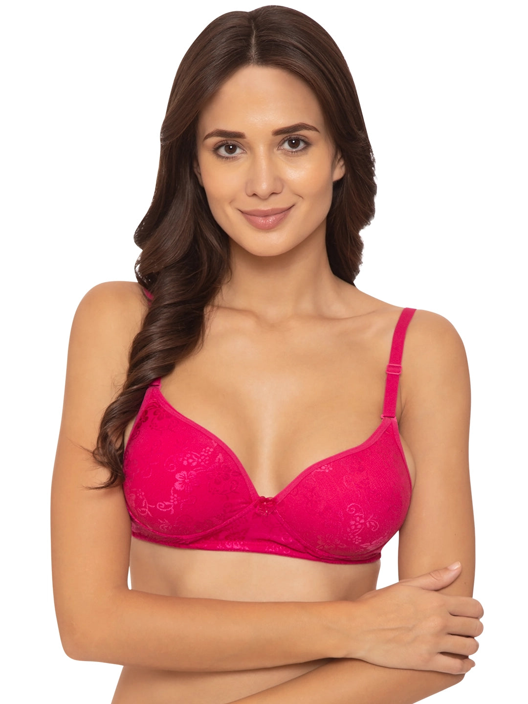 Sushme Minimiser Non Padded Cotton Lycra Bra - Extended Side and back smoothening, Full Coverage, Wirefree, Seamless T-Shirt Bra (Sushme-3601)