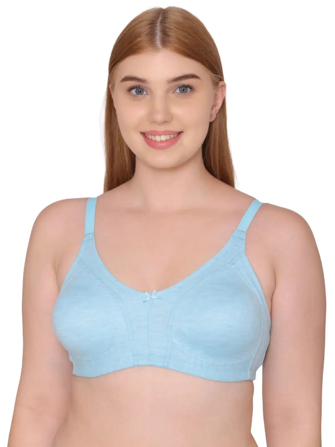Sushme Lightly Padded Bra - Soft Polyamide Fabric - Full Coverage - Wirefree - Multiway Straps - Everyday Seamless T-Shirt Bra (Sushme-131)