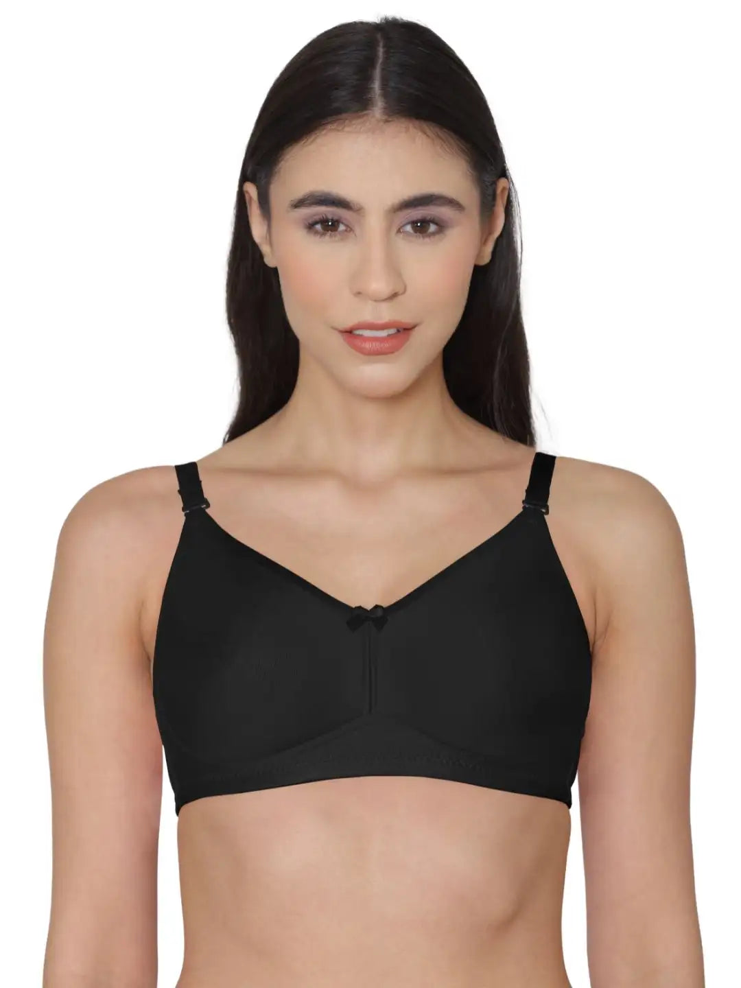 Sushme Non Padded Bra - Cotton Rich Fabric - Full Coverage, Multiway Straps, Wirefree, Seamless T-Shirt Bra (Sushme-222)