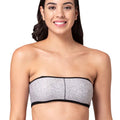 Sushme Minimiser Non Padded - 100% Cotton - U-Shaped Back - Full Coverage, Wirefree, Seamless T-Shirt Bra (Sushme TUBE BRA 279112-PRINTED)