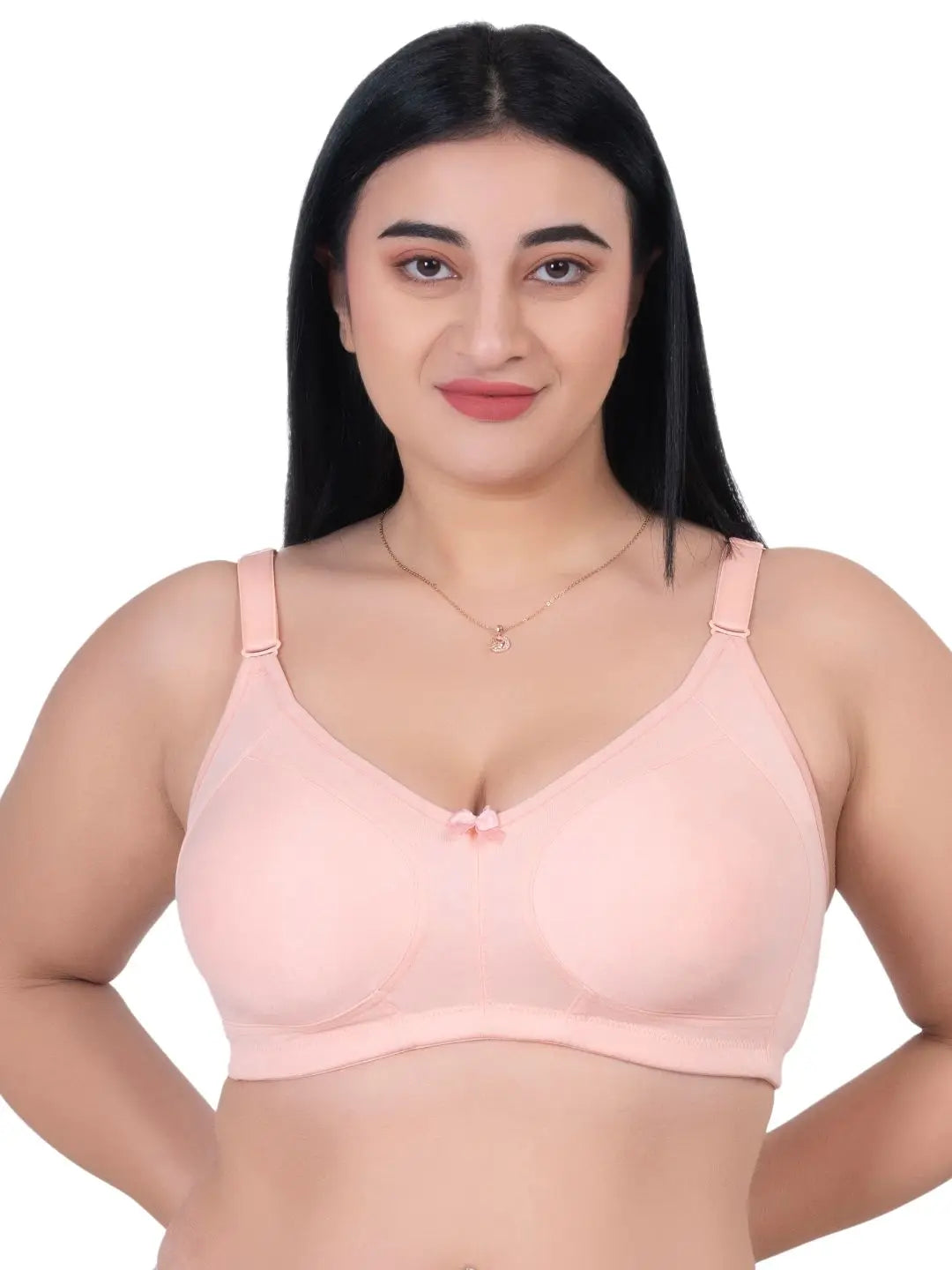 Sushme Non Padded Full Coverage With Hidded Concealer Seamless Plus Size Bra (Sushme D87)