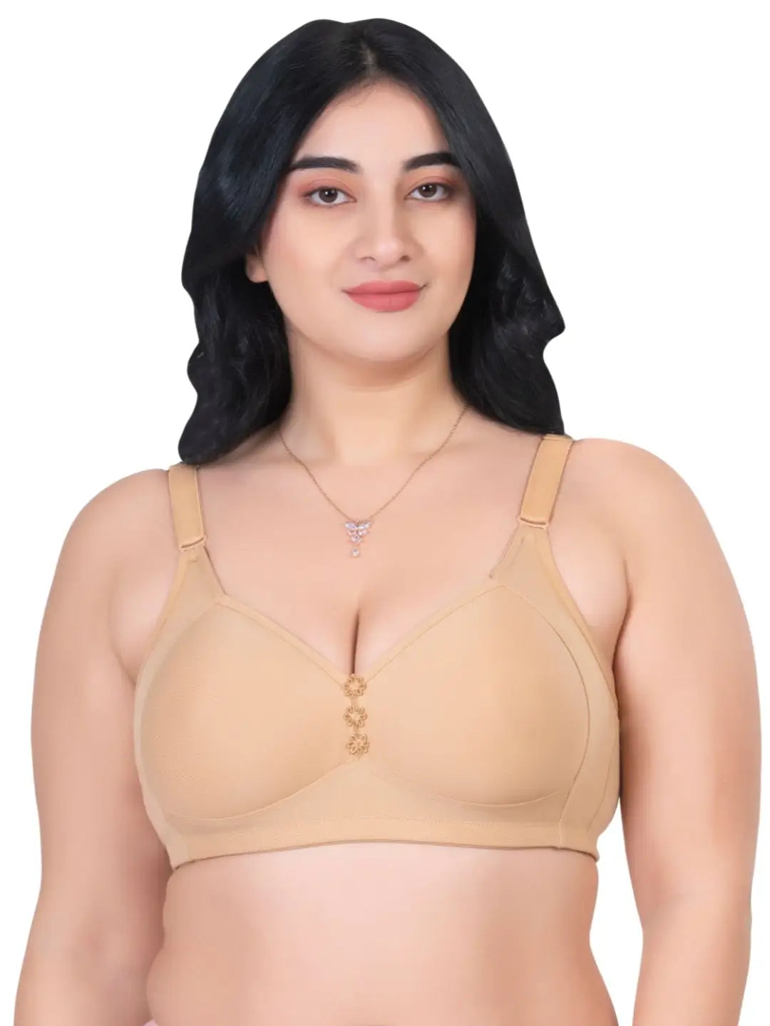 Sushme Medium Padded Minimiser Full Coverage Plus Size Bra - U Shaped Back Bra (Sushme D11)