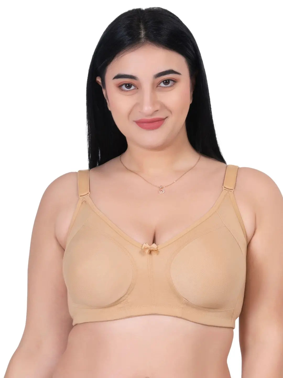 Sushme Non Padded Full Coverage With Hidded Concealer Seamless Plus Size Bra (Sushme D87)