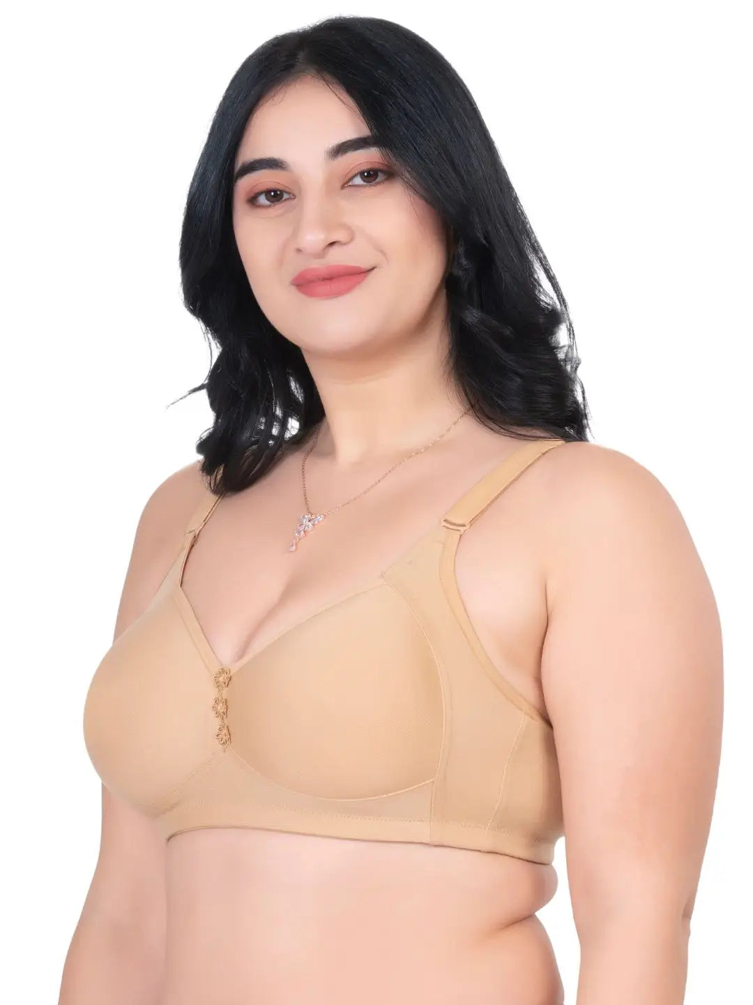 Sushme Medium Padded Minimiser Full Coverage Plus Size Bra - U Shaped Back Bra (Sushme D11)
