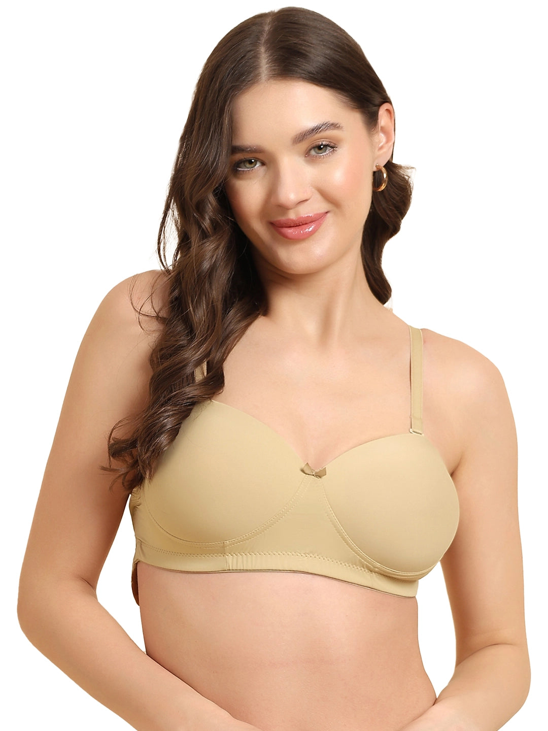 Sushme Lightly Padded Underwire Demi-Cup Backless Bra (Sushme-LW-218)