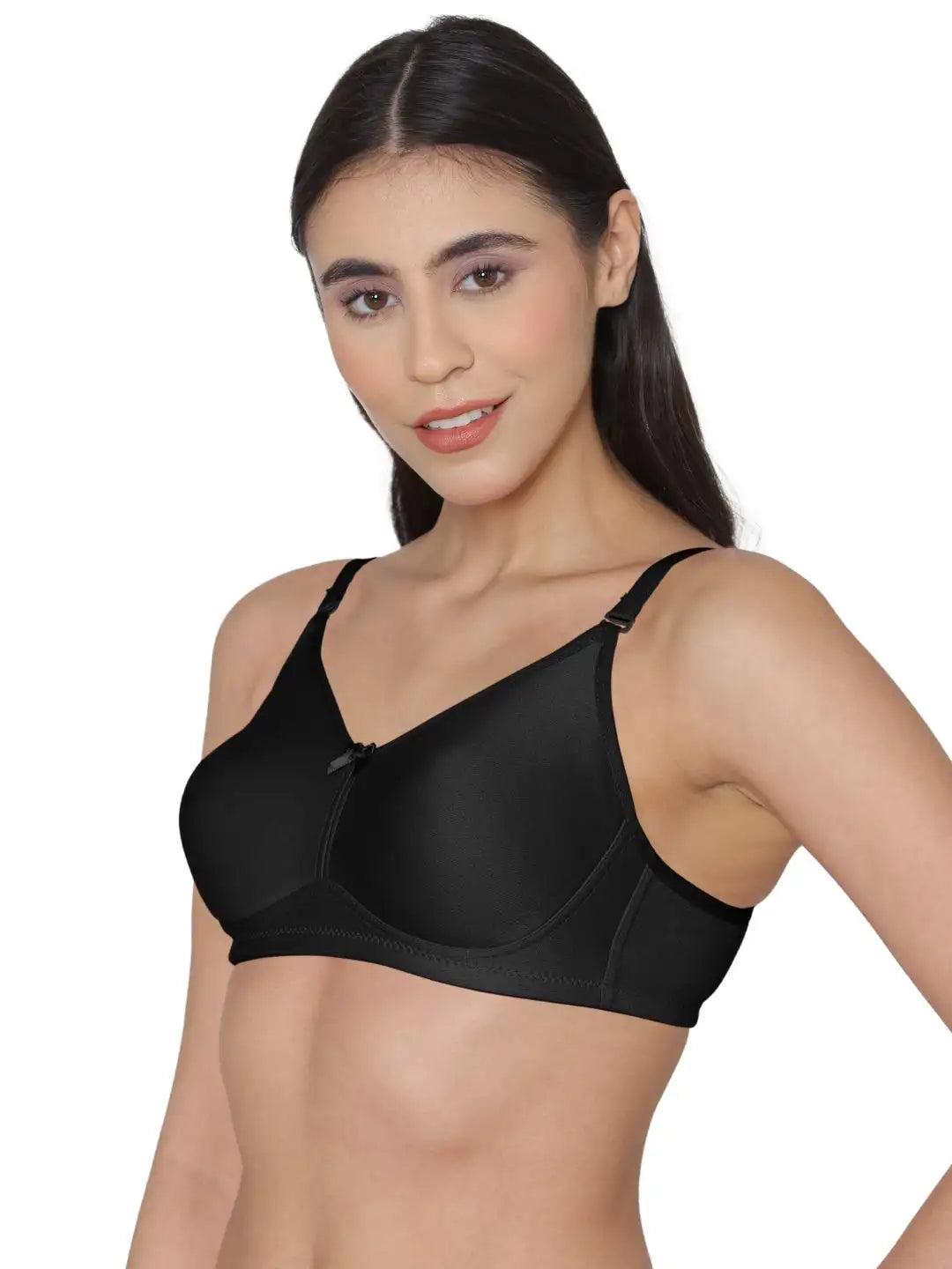 Sushme Non Padded Bra - Cotton Rich Fabric - Full Coverage, Multiway Straps, Wirefree, Seamless T-Shirt Bra (Sushme-222)