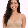 Cotton Padded Full Coverage Bonded T-Shirt Bra | No-Marks, No Rashes (SUS-1013)(Skin)