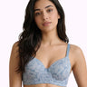 Printed Polyamide Padded Bonded T-Shirt Bra | Full Coverage | Wire-free | Seamless Design (SUS-59933)
