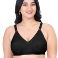 Sushme Minimiser Cross Fit Bra - 100% Cotton - Non-Padded - Full Coverage, Broad Straps, Wireless Seamed Bra (Sushme 325)