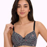 Printed Polyamide Padded Bonded T-Shirt Bra | Full Coverage | Wire-free | Seamless Design (SUS-59932)