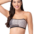 Sushme Minimiser Non Padded - 100% Cotton - U-Shaped Back - Full Coverage, Wirefree, Seamless T-Shirt Bra (Sushme TUBE BRA 279122-PRINTED)