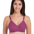 Sushme U Shaped Back - 100% Cotton Full Figure Bra - Minimizer - Non Padded - Full Coverage Wirefree Seamed Bra(Sushme LYCRA-MG)