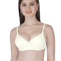 Sushme Transparent Lightly Padded Backless Bra - Cotton Rich - Seamless, Full Coverage, Multiway Straps - T-Shirt Bra (Sushme 516-OFFW)