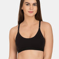 Sushme Sports Bra - Non Padded - Cotton Rich - Wireless - Seamless - T-Shirt Bra (Sushme 41)