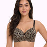 Printed Polyamide Padded Bonded T-Shirt Bra | Full Coverage | Wire-free | Seamless Design (SUS-59931)