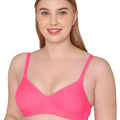 Sushme Super Soft Medium Padded Bra - Cotton Rich Fabric - Full Coverage, Multiway Straps, Wirefree, Seamless T-Shirt Bra (Sushme 5555-DPK)