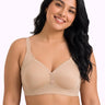 Cotton Padded Plus-Size M-Frame Minimiser Bonded Bra | Full Coverage Panels (SUS-408) (Skin)