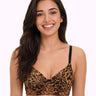 Printed Polyamide Padded Bonded T-Shirt Bra | Full Coverage | Wire-free | Seamless Design (SUS-59930)