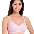 Sushme 100% Cotton Everyday Bra - Non-Padded - Minimizer - Full Coverage - Wireless, Regular Straps - Seamed Bra (Sushme 31-PK)