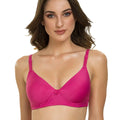 Sushme Heavily Padded Semi Push-Up Bra - Soft Polyamide Fabric - 3/4th Coverage, Wireless, Multiway Straps, Seamless - Everyday T-Shirt Bra (Sushme-199-DPK)