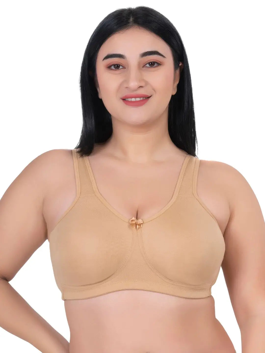 Sushme Non Padded Hidden Concealer and Side Shapper Plus Size Seamless Bra (Sushme D88)