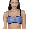 Sushme Minimiser Non Padded - 100% Cotton - U-Shaped Back - Full Coverage, Wirefree, Seamless T-Shirt Bra (Sushme TUBE BRA 279131-PRINTED)