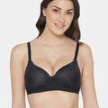 Sushme Women's Medium Padded Cotton Rich Bra - Seamless, Full Coverage, Single Hook, Cross Back T-Shirt Bra (Sushme-1035)