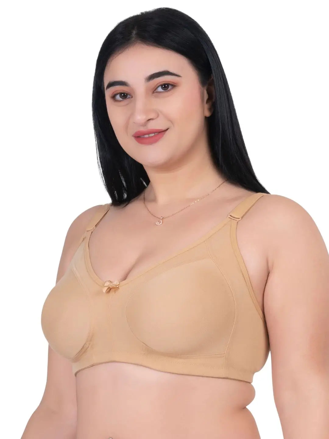 Sushme Non Padded Full Coverage With Hidded Concealer Seamless Plus Size Bra (Sushme D87)